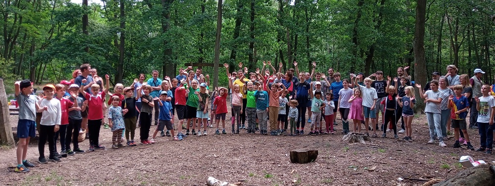 Siegerehrung beim Kinder-OL 2023